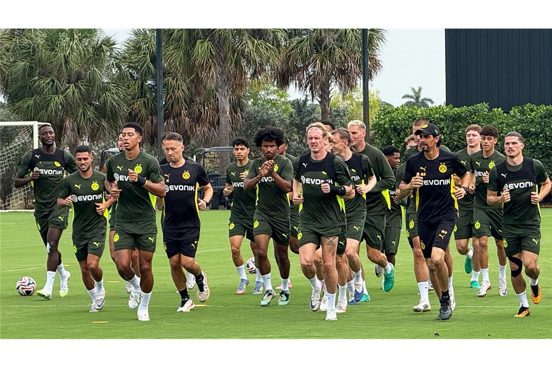 Respekt vor Ramos: BVB erwartet harten Achtelfinal-Kampf Auf das Achtelfinale bereitete sich Borussia Dortmund noch in Florida vor