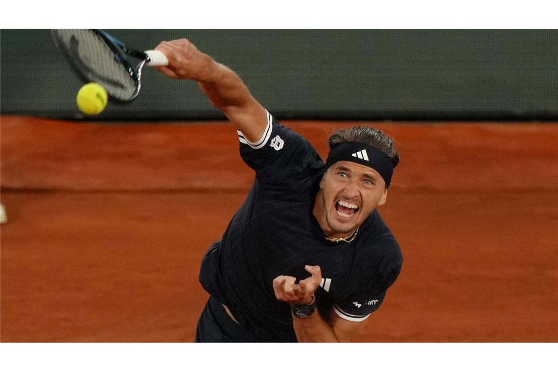 Auf den Aufschlag war bei Alexander Zverev wieder Verlass.