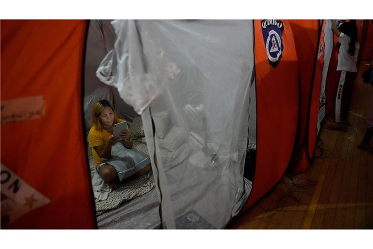 Auf der Flucht vor Supertaifun "Fung-Wong" mussten mehr als eine Million Menschen ihre Häuser verlassen.