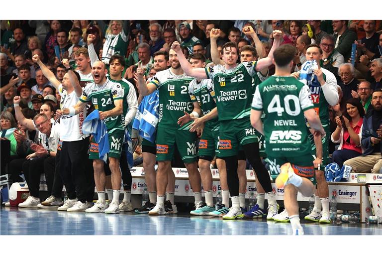 Auf der Frisch-Auf-Bank gab es Grund zum Jubeln.