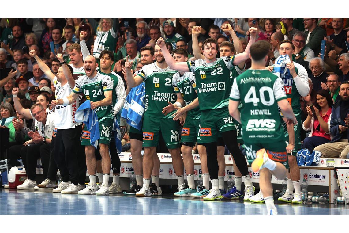 Auf der Frisch-Auf-Bank gab es Grund zum Jubeln.