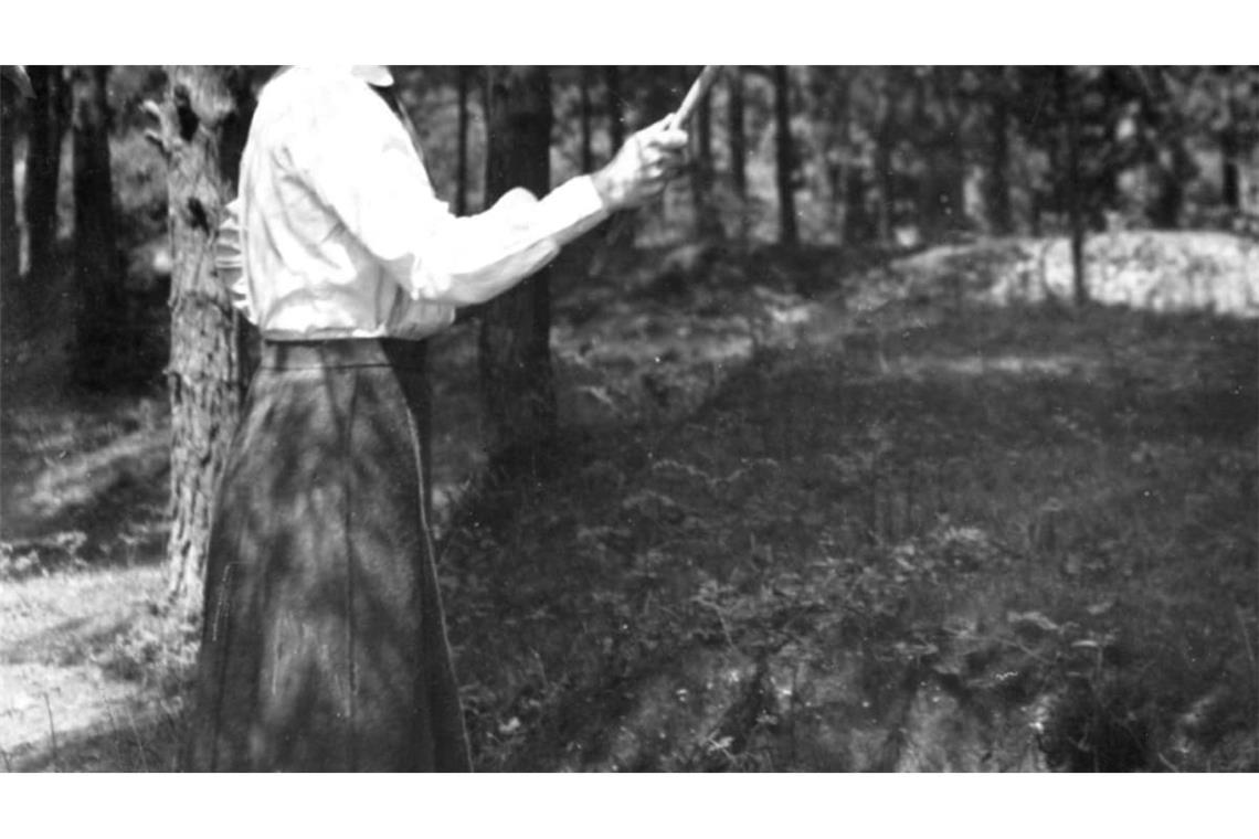 Auf der Suche nach Paranormalen (historische Aufnahme).