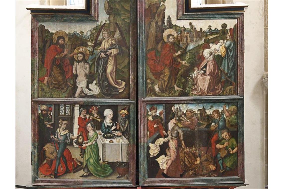 Vermutlich Dürer-Bild auf Altar in Crailsheim entdeckt