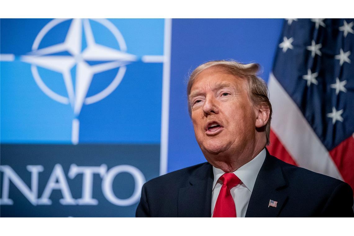 Auf ihn will sich kaum einer in Europa verlassen: US-Präsident Donald Trump. (Archivbild)