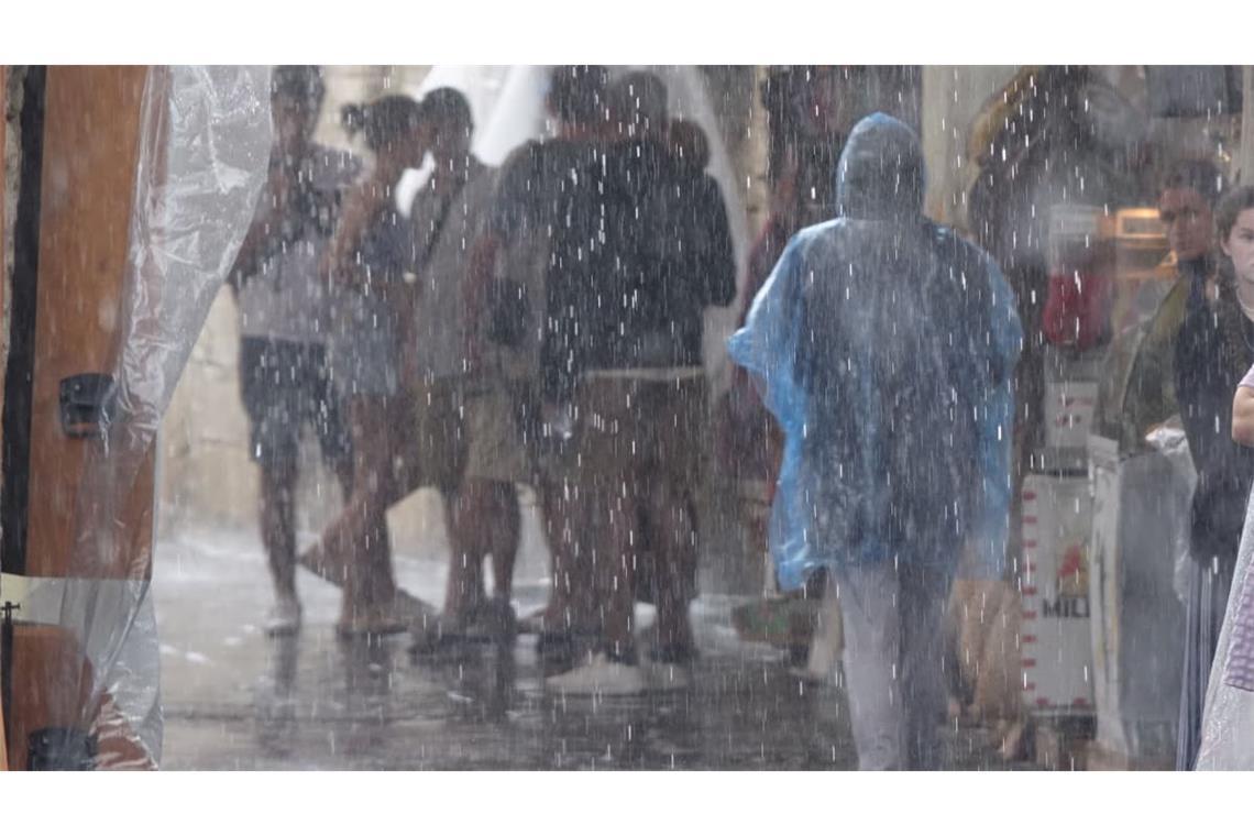 Auf Rhodos kam es zu heftigen Regenfällen. (Archivbild)