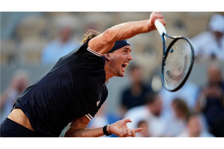 Auf seinen Aufschlag war mal wieder Verlass: Alexander Zverev.