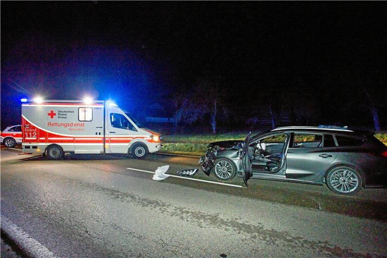 Auffahrunfall beim Karlshof. Foto: B. Beytekin