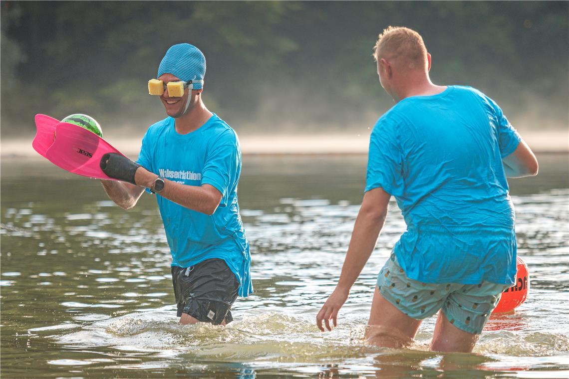 Auftakt des Sommernachtsfestes mit dem Waldsee-Triathlon. 