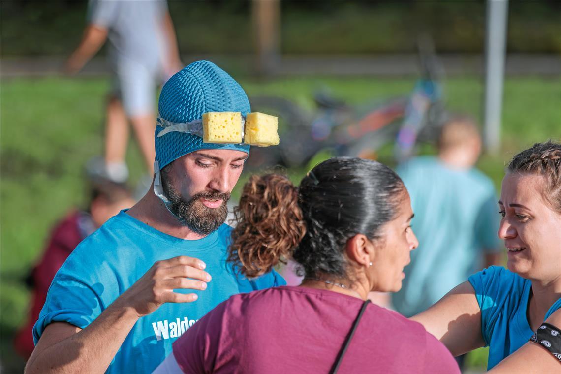 Auftakt des Sommernachtsfestes mit dem Waldsee-Triathlon. 