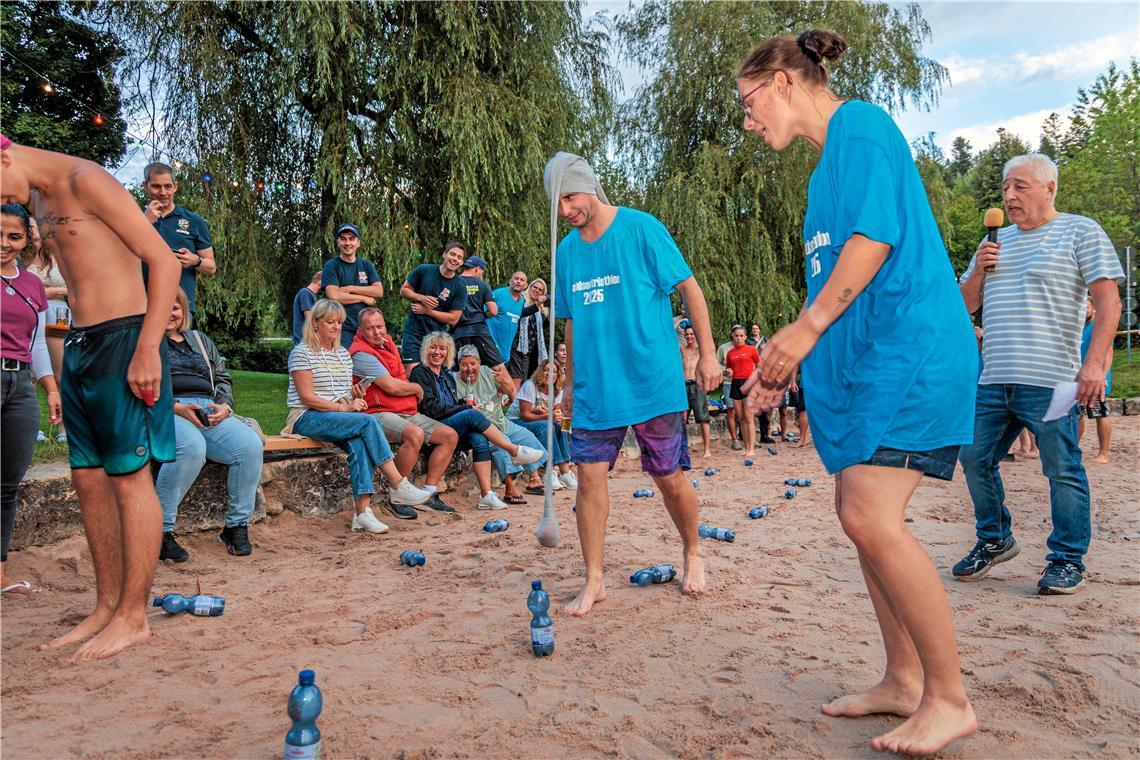 Auftakt des Sommernachtsfestes mit dem Waldsee-Triathlon. 