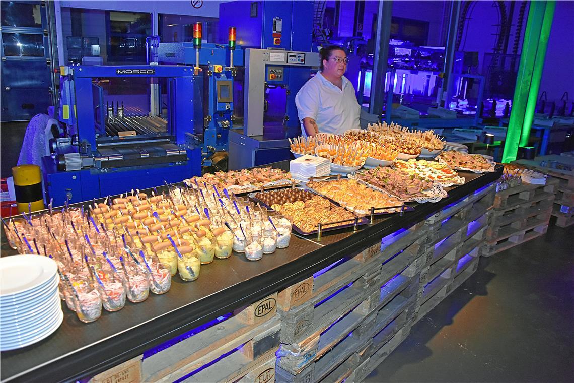 Augenweide und Gaumenschmaus: Beim Catering, das die beiden Gewerbevereinsmitgli...