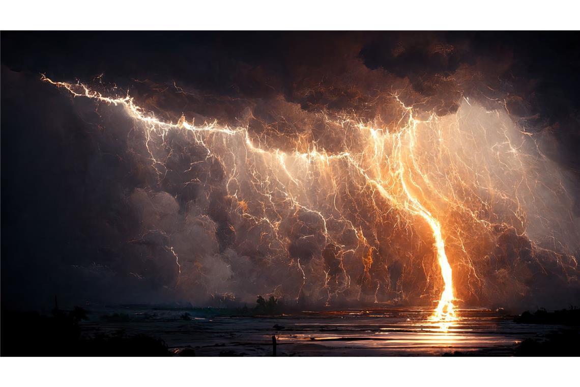 Aus den Zutaten der  „Ur-Suppe“ entstanden einfache organische Verbindungen. Die dafür nötigen chemischen Reaktionen waren  auf eine Energiezufuhr angewiesen. Bisher gingen Forscher davon aus, dass auf der frühen Erde Blitze diese Aufgabe übernahmen.