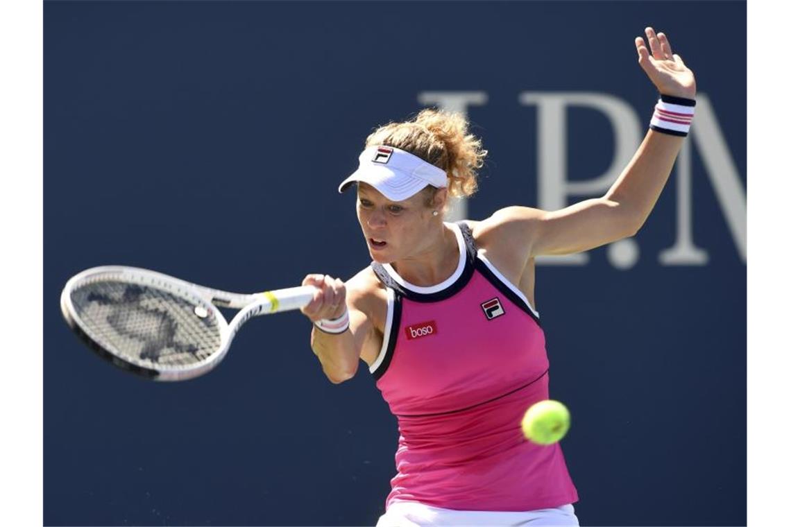 Zverev besteht nächsten Tennis-Krimi - Petkovic überrascht Ausgeschieden bei den US Open: Laura Siegemund in Aktion. Foto: Sarah Stier