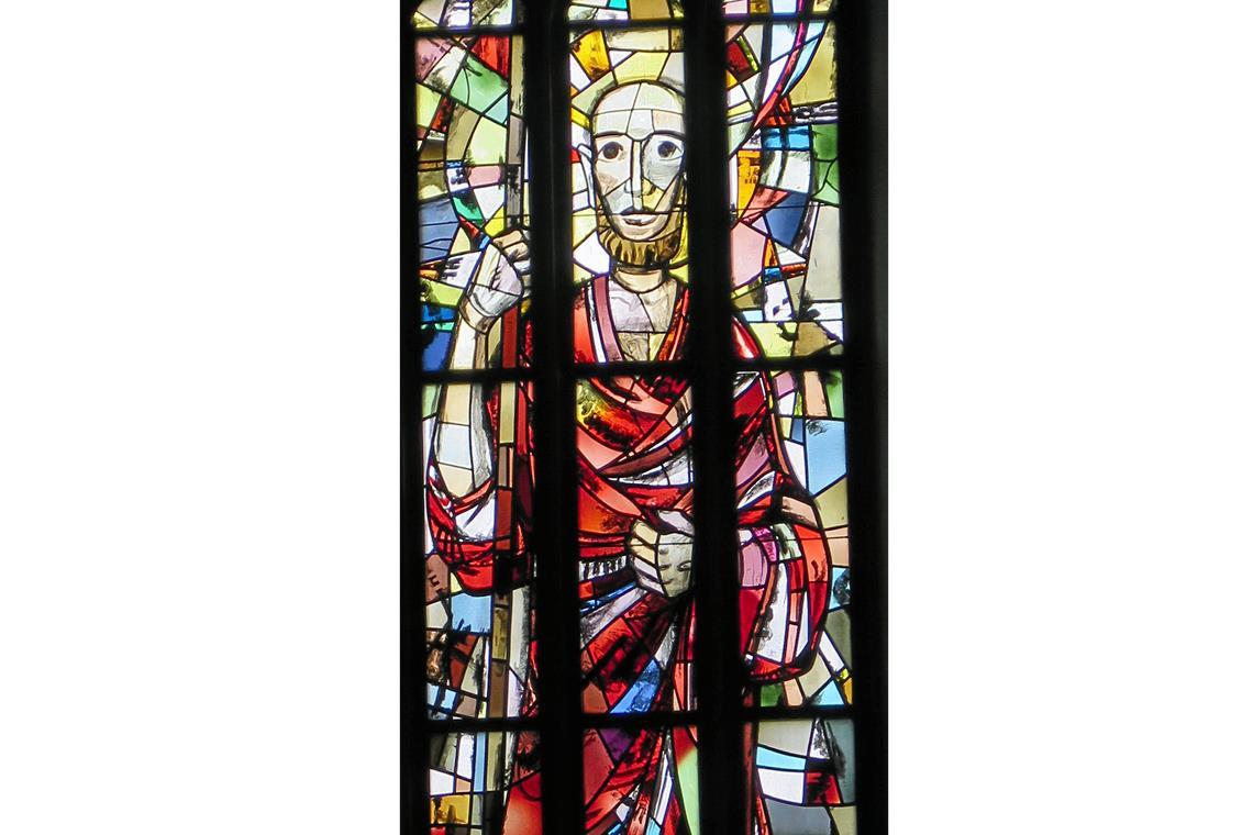 Ausschnitt eines Fensters von Walter Kohler in der Murrhardter Stadtkirche.Foto: Martin Pfender
