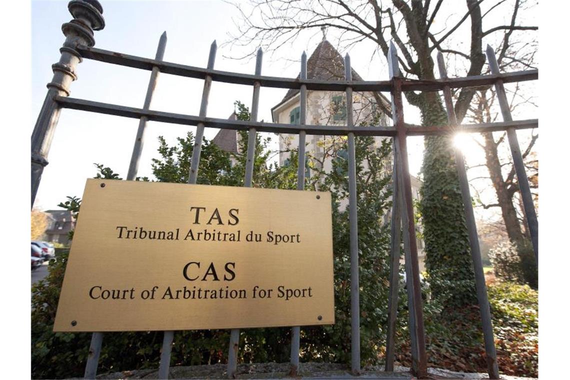 Cas urteilt über Russlands Olympia-Bann Außenansicht vom Internationalen Sportgerichtshof (CAS). Foto: Dominic Favre/KEYSTONE/dpa/Archivbild