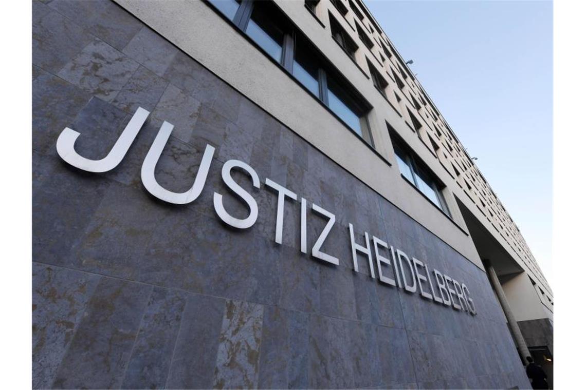 Aussenaufnahme des Justizgebäudes Heidelberg. Foto: Uli Deck/dpa/Archivbild