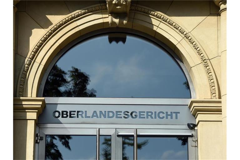 Aussenaufnahme des Oberlandesgericht (OLG) Karlsruhe. Foto: picture alliance / dpa