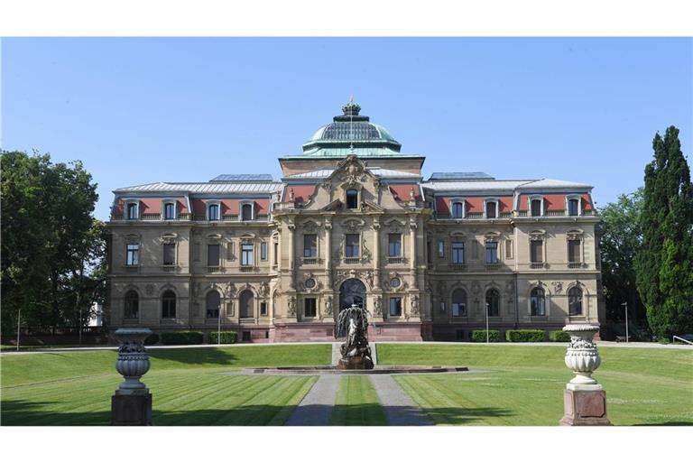 Aussenaufnahme des Palais am Bundesgerichtshof (BGH) in Karlsruhe.