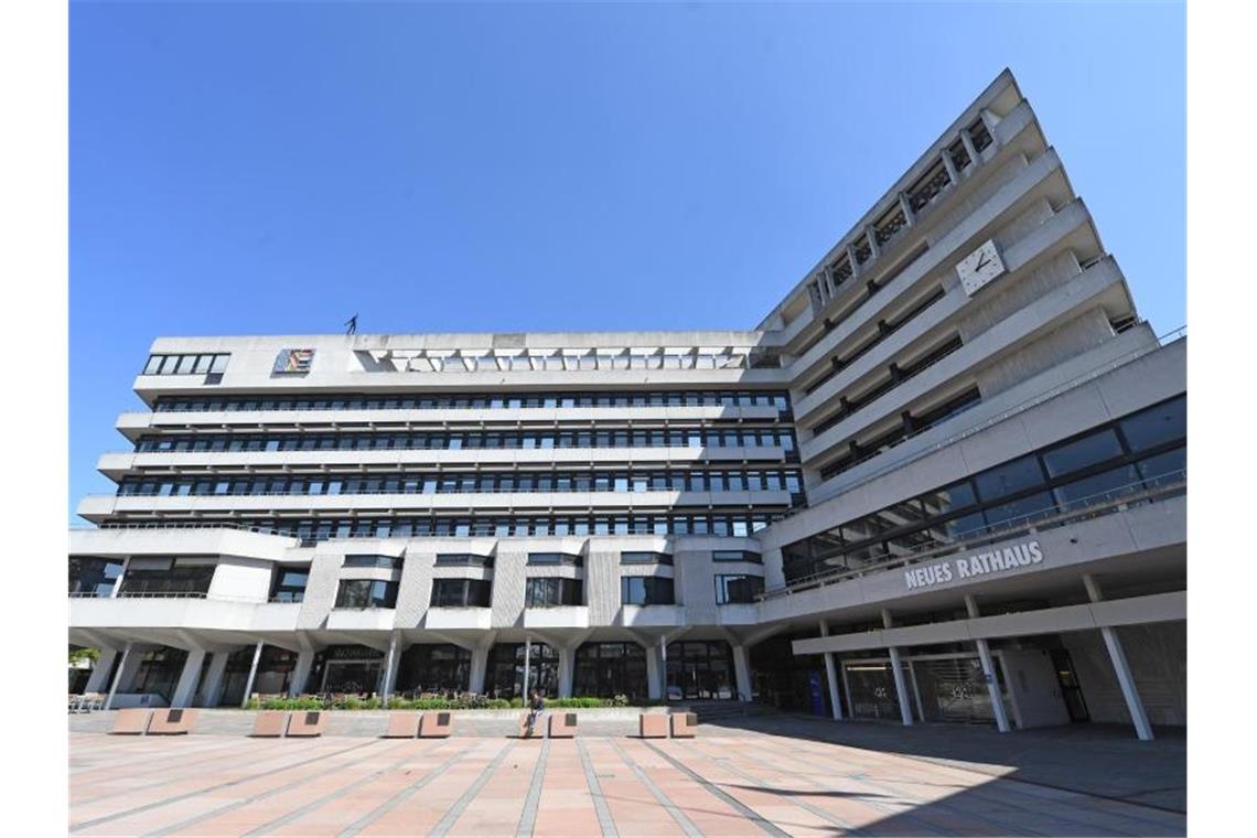 Aussenaufnahme Rathaus Pforzheim (Baden-Württemberg). Foto: Uli Deck/Archivbild