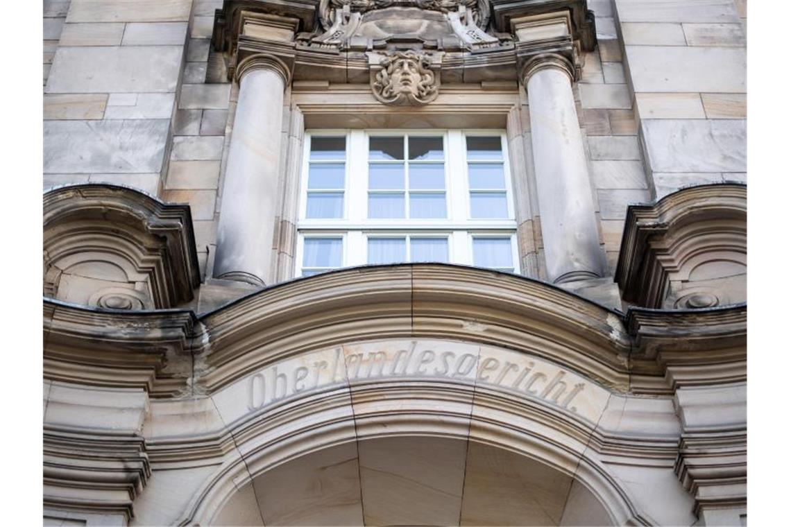 Außenfassade des Oberlandesgerichts in Düsseldorf. Foto: Marius Becker/dpa