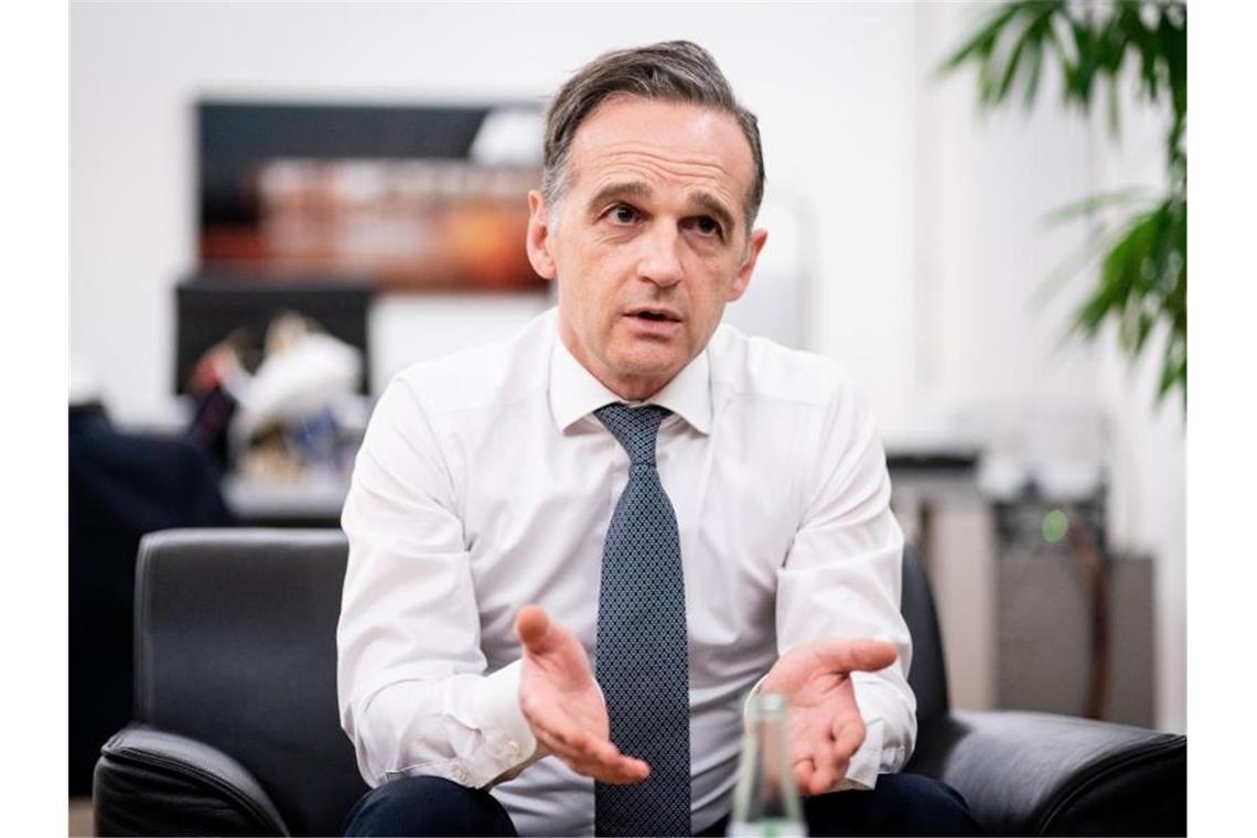 Maas will mit USA „Marshallplan für Demokratie“ erarbeiten Außenminister Heiko Maas bietet den USA eine engere Zusammenarbeit im Kampf für die Demokratie an. Foto: Kay Nietfeld/dpa