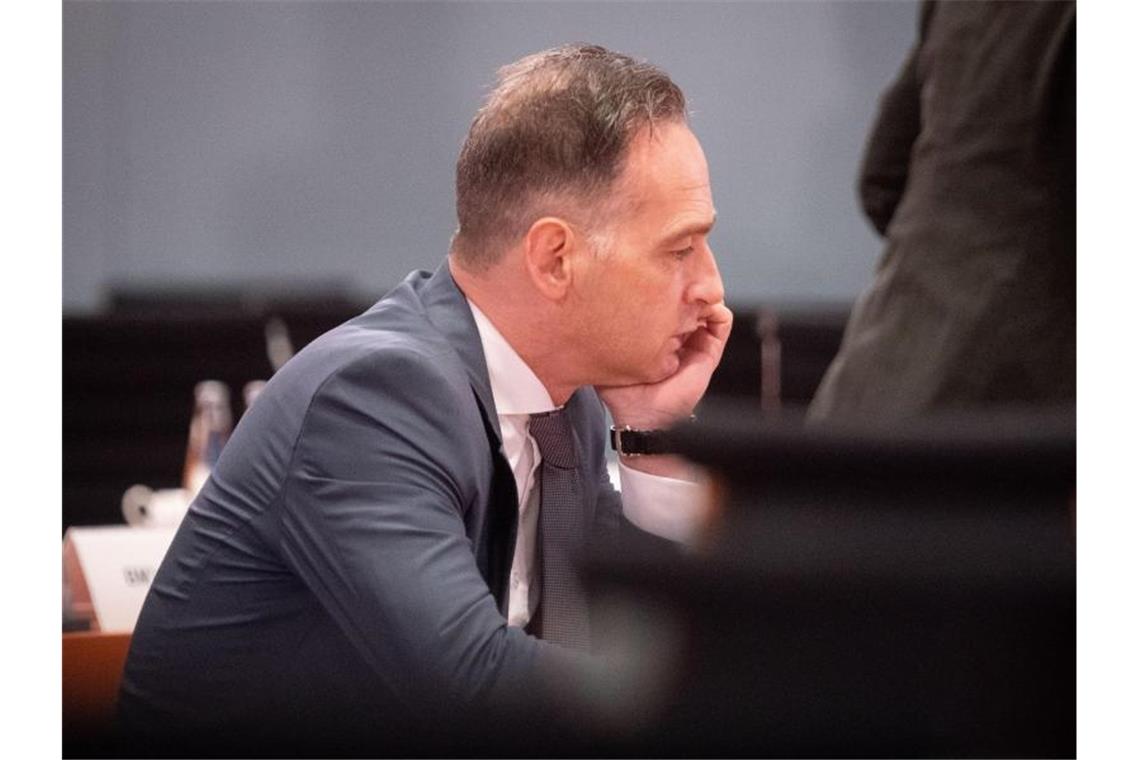 Außenminister Maas zum zweiten Mal in Corona-Quarantäne Außenminister Heiko Maas muss in Quarantäne. Foto: Kay Nietfeld/dpa Pool/dpa