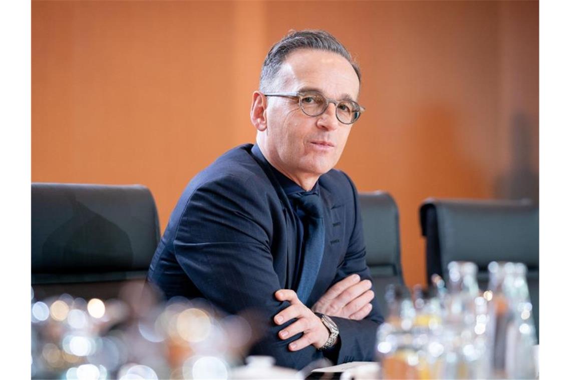 Außenminister Heiko Maas (SPD) bei einer Kabinettssitzung in Berlin. Foto: Kay Nietfeld/dpa