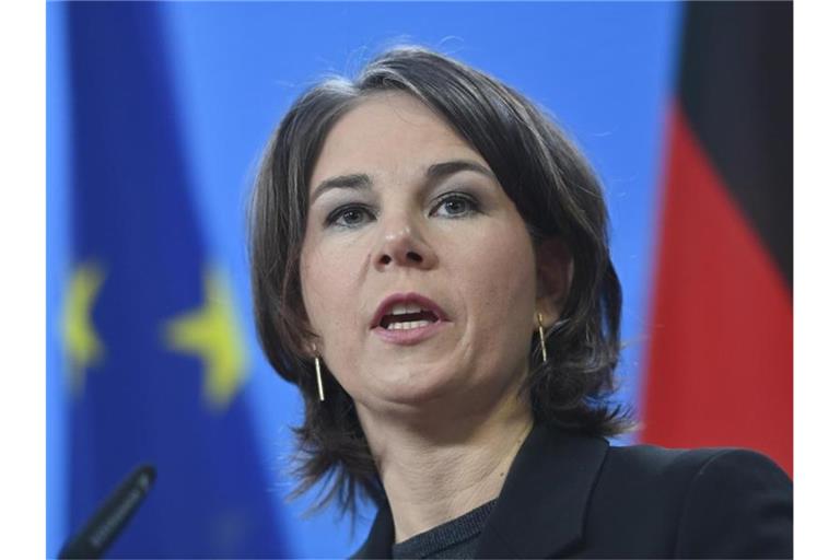 Außenministerin Annalena Baerbock (Grüne). Foto: John Macdougall/AFP POOL/dpa