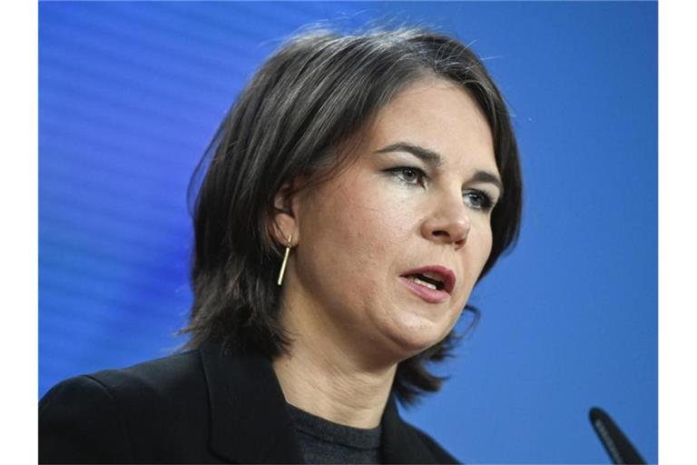 Außenministerin Annalena Baerbock (Grüne). Foto: John Macdougall/AFP POOL/dpa
