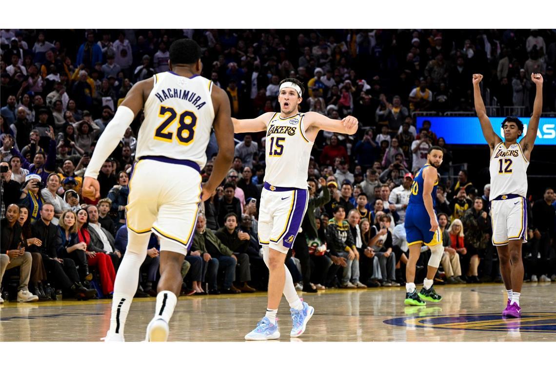 NBA: Lakers gewinnen bei Warriors in letzter Sekunde