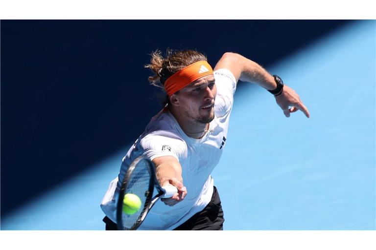 Australian Open: Alexander Zverev aus Deutschland spielt gegen Diallo aus Kanada.