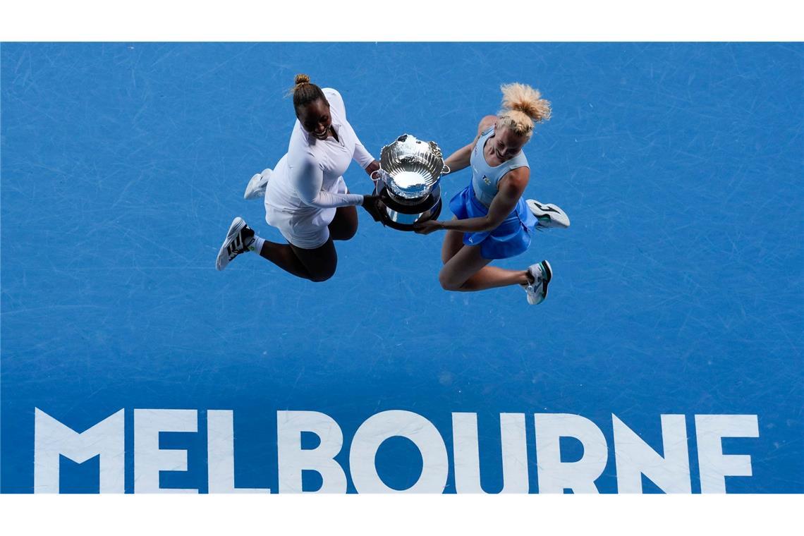 Bilder des Tages Australian Open: Siniaková und Townsend jubeln mit Doppeltitel