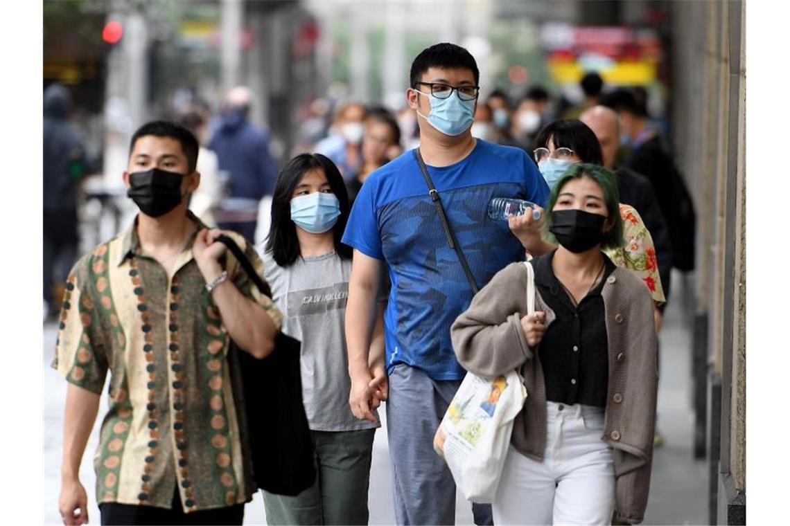 Sydney und Seoul verschärfen Corona-Maßnahmen Australiens bevölkerungsreichste Stadt Sydney reagiert mit weiteren Maßnahmen auf den Anstieg bei neuen Corona-Fällen. Foto: Dan Himbrechts/AAP/dpa