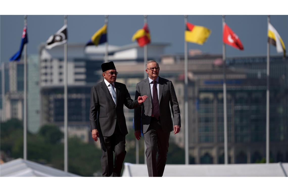 Australiens Premierminister Anthony Albanese reist derzeit durch Südostasien, um die Treibstoffversorgung in Down Under zu sichern.