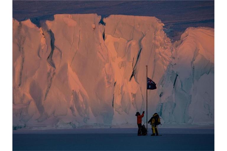 Australische Expeditionsteilnehmer auf der Mawson-Station. Foto: Supplied/AUSTRALIAN ANTARCTIC DIVISION/AP/dpa