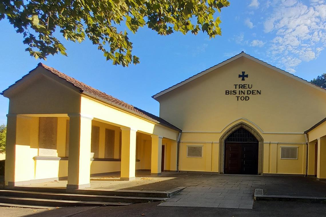 Wohin am Wochenende? Tipps aus der Redaktion Backnang feiert den Geburtstag seiner Aussegnungshalle. Foto: privat