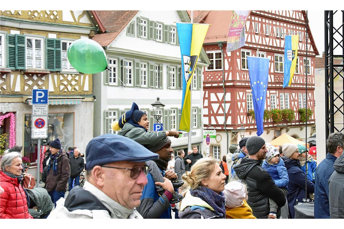 Backnanger Gänsemarkt 2025. SK