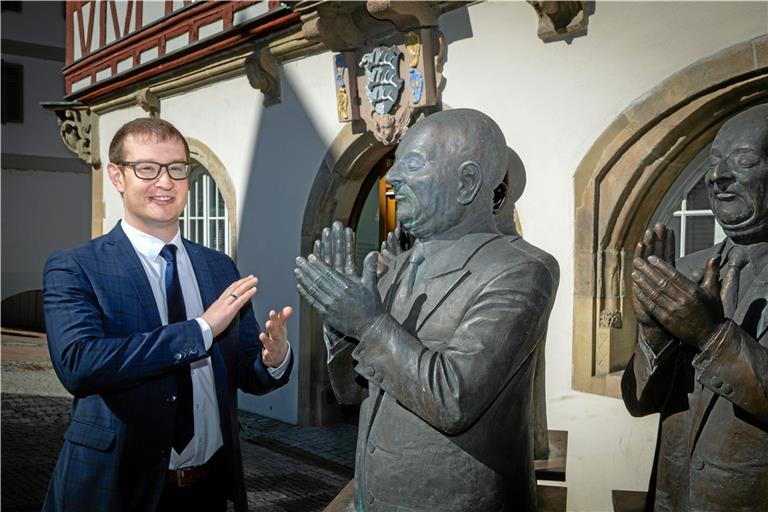 Backnangs Oberbürgermeister Maximilian Friedrich erntet für seine Reformpläne nicht nur Applaus. Foto: Alexander Becher