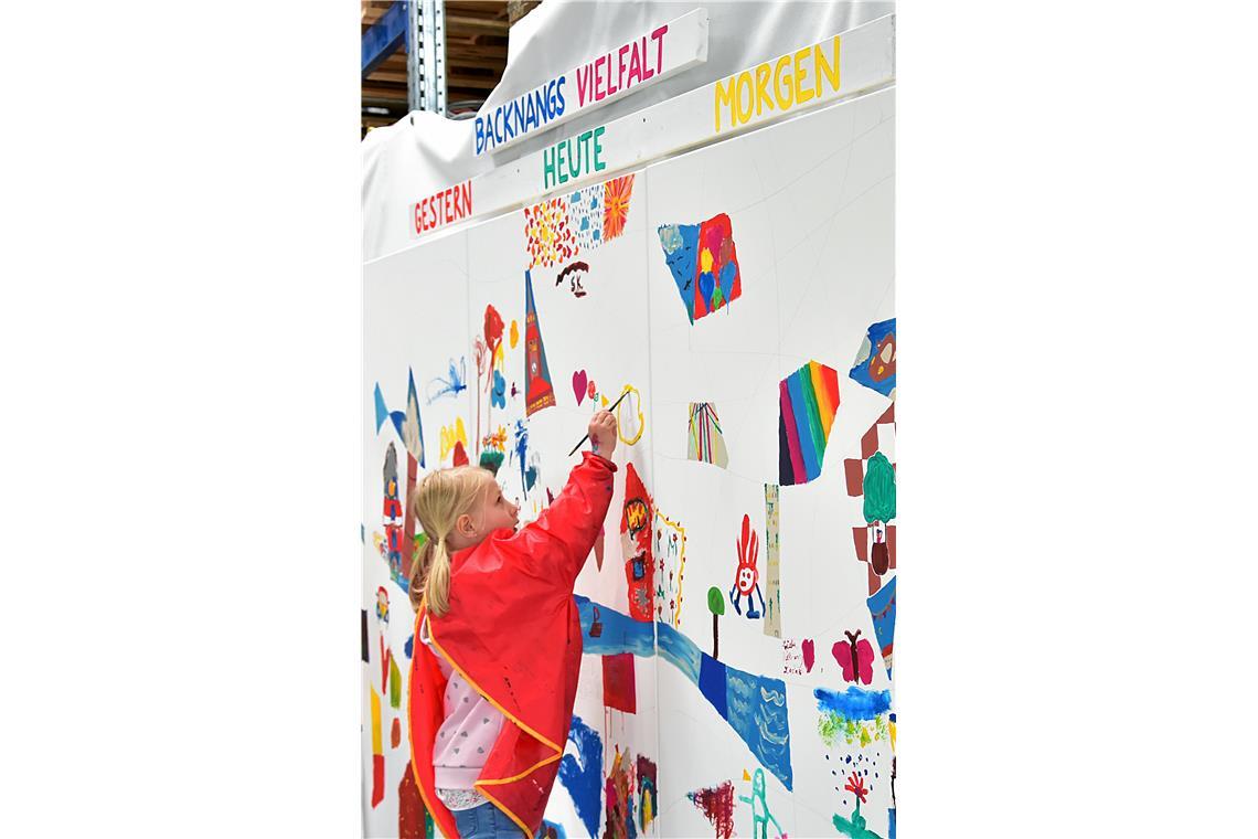 Backnangs Vielfalt. An der bunten Wand können sich die Kids austoben. Leistungs-...