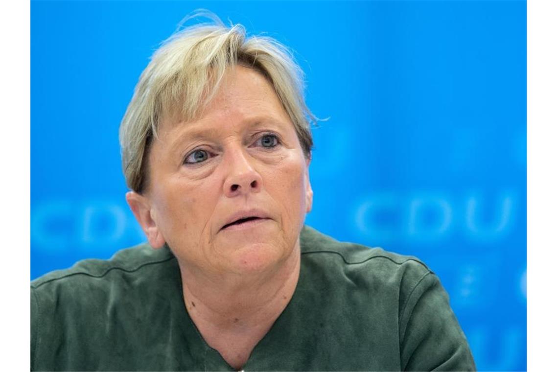 Baden-Württembergs Kultusministerin Susanne Eisenmann (CDU). Foto: Sebastian Gollnow/Archivbild