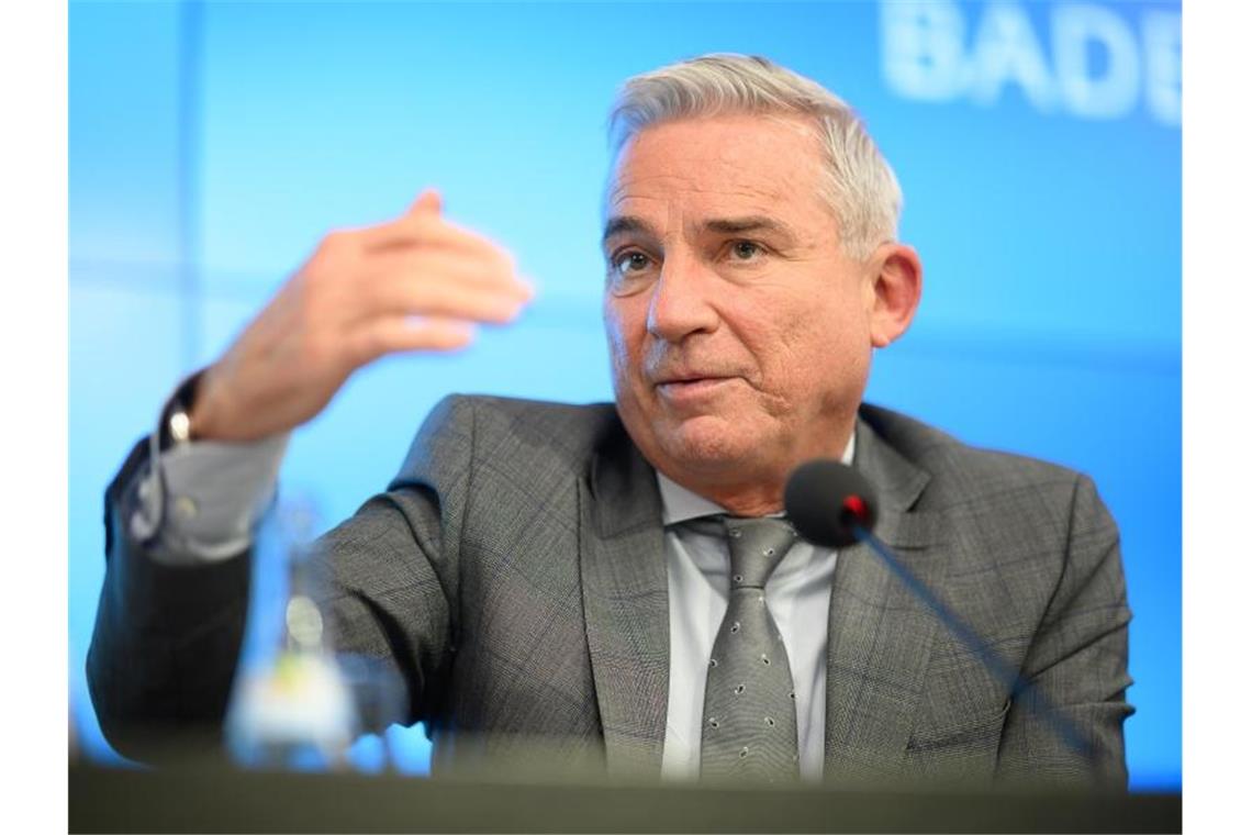 Minister Strobl: Personalisierte Tickets im Fußball prüfen Baden-Württembergs Minister für Inneres, Digitalisierung und Migration: Thomas Strobl (CDU). Foto: Sebastian Gollnow/dpa