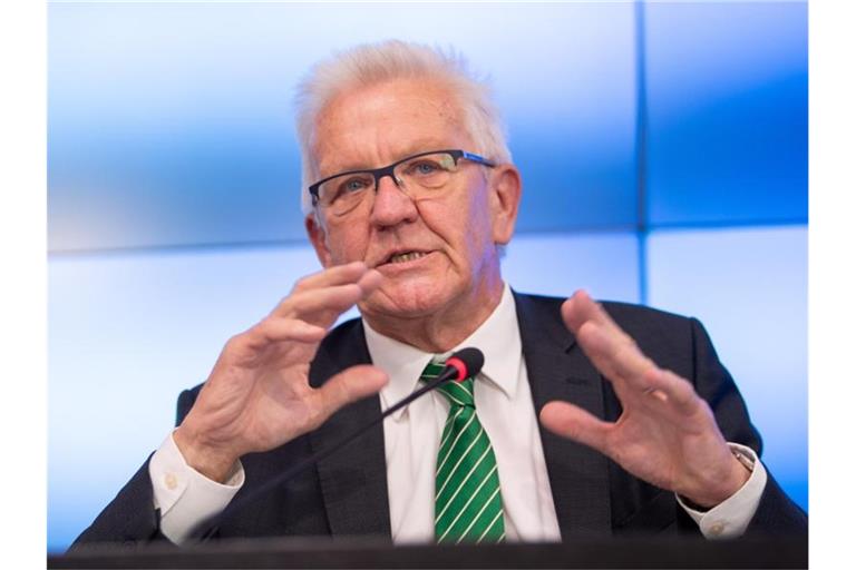 Baden-Württembergs Ministerpräsident Winfried Kretschmann. Foto: Sebastian Gollnow/Archivbild