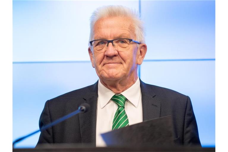 Baden-Württembergs Ministerpräsident Winfried Kretschmann. Foto: Sebastian Gollnow/dpa