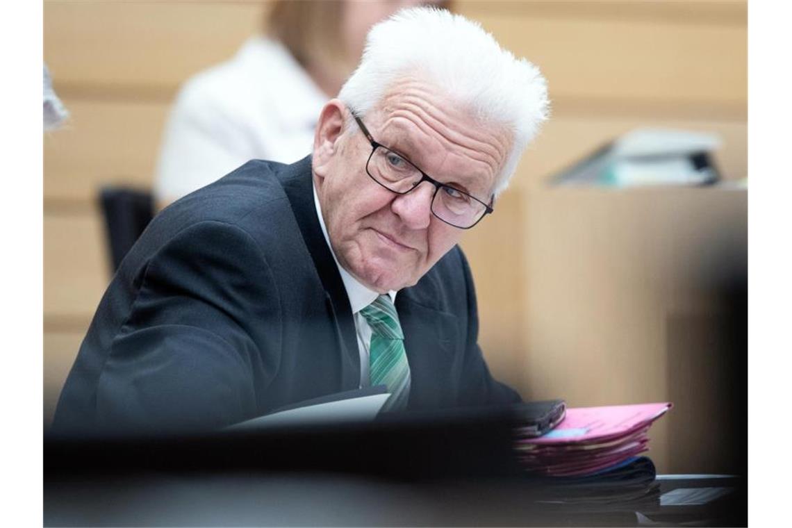 Baden-Württembergs Ministerpräsident Winfried Kretschmann. Foto: Tom Weller/dpa/Archivbild