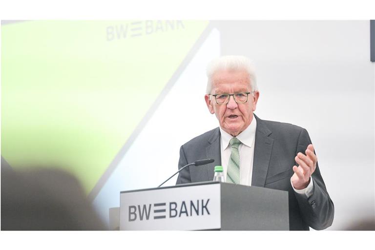 Baden-Württembergs Ministerpräsident Winfried Kretschmann (Archivbild).
