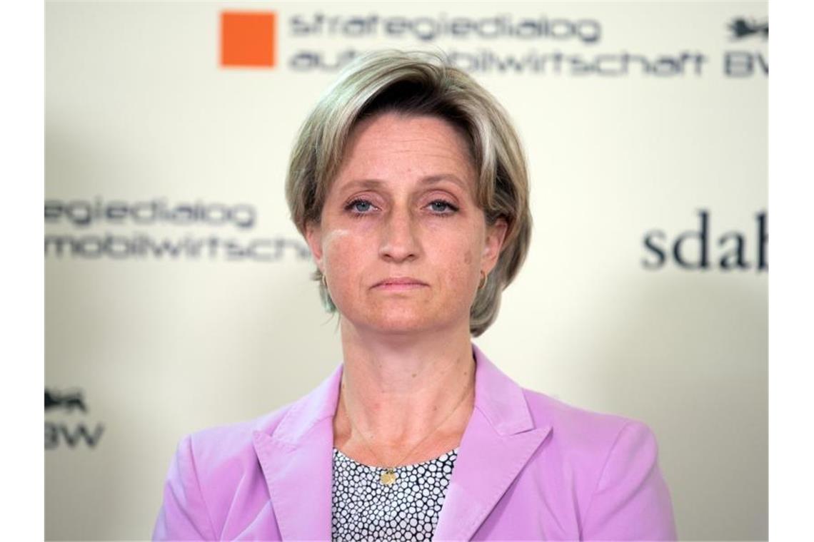 Baden-Württembergs Wirtschaftsministerin Nicole Hoffmeister-Kraut. Foto: Soeren Stache/Archivbild