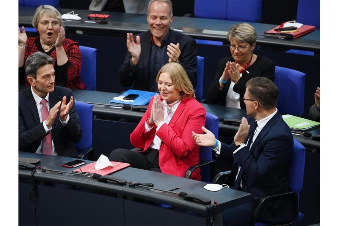 Bas: Dankbar, dass Kimmich Debatte angestoßen hat Bärbel Bas ist die neue Bundestagspräsidentin. Foto: Britta Pedersen/dpa