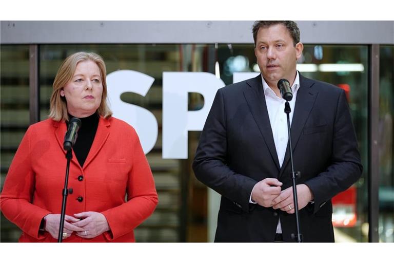 Bärbel Bas und Lars Klingbeil - dieses Führungsduo ist bei der SPD Geschichte.