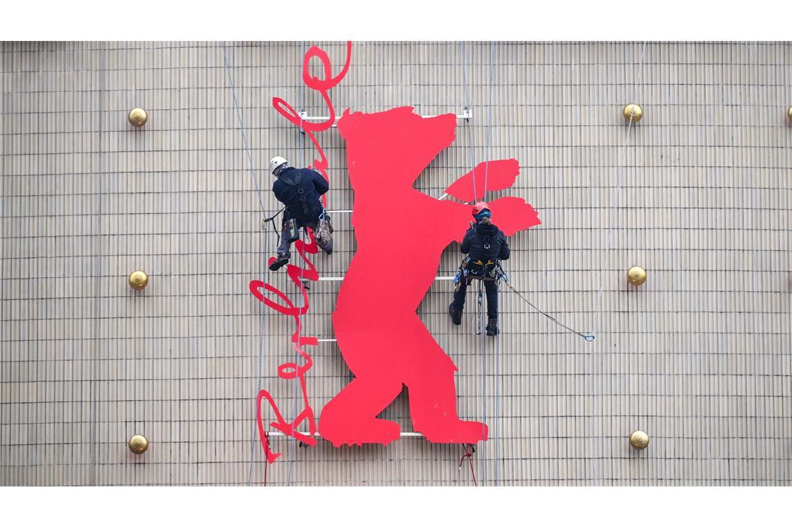 Bärig: Vor Beginn der Berlinale laufen in der Hauptstadt die Vorbereitungen.