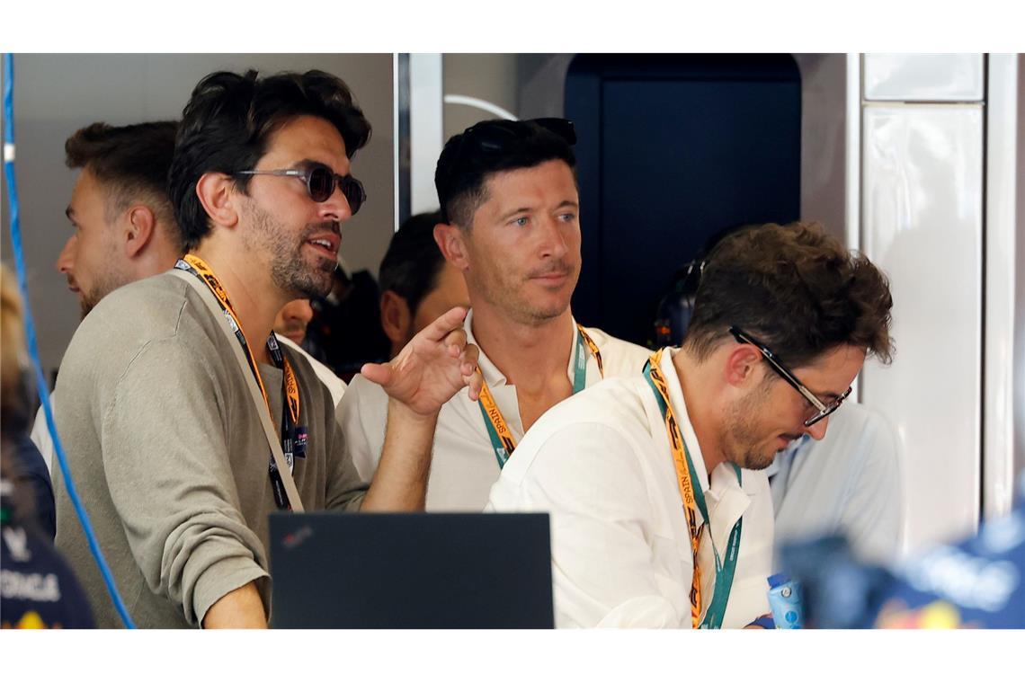 Barcelonas Stürmerstar Lewandowski ist Formel-1-Fan.
